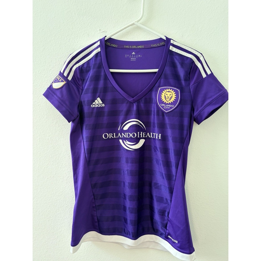 Adidas Orlando City SC MLS Soccer Jersey Purple Women's Medium M